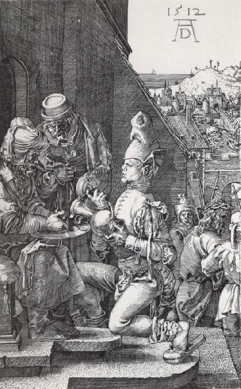 Albrecht Durer Pilate Washing his Hands Spain oil painting art